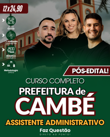 PREFEITURA de CAMBÉ (ASSISTENTE ADMINISTRATIVO)